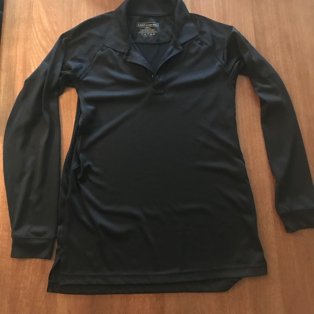 5.11 Tactical long sleeve polo Navy Men's Small